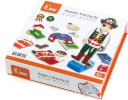 VIGA magnetisches Holz-Anziehspiel – Junge, 8 Figuren