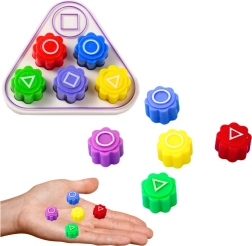 Gonggi Squid Game Würfel mit dreieckigem Ständer