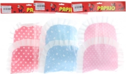 Bunte Bettdecke für Puppen 45–50 cm