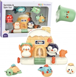 Interaktives Badeset für Babys – Meerestiere