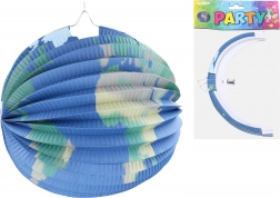 Lampion Kugel Erde 25 cm