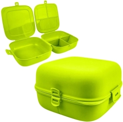 Vilde grüner geteilter Lunchbox 2×700 ml