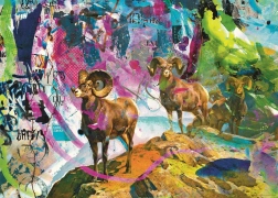 Puzzle HEYE Rebrush! Große Hörner 1000 Teile