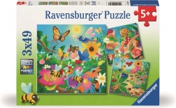 Puzzle Insektenfreunde 3x49 Teile