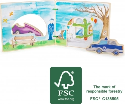 Interaktives Holzbuch Polizei Small Foot