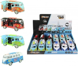 Retro-Bus mit Rückzug, Licht und Sound 12 cm