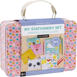 Petit Collage Kreativkoffer – Briefset mit Tieren