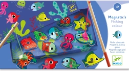 Angeln mit bunten Fischen Djeco
