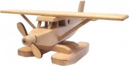 Holz-Wasserflugzeug aus Buchenholz