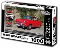 Puzzle Retro-Autos Škoda 1000 MBX (1967) – 1000 Teile