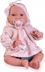 Realistische Babypuppe Sweet Reborn Nica mit Stoffkörper 42 cm