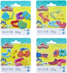Satz aus Formen und Knete Play-Doh