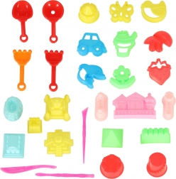 Bunte Sandspielzeuge – Schaufeln und Förmchen