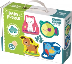 Trefl Baby Puzzle – Haustiere 1+