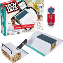 Tech Deck Rampe Aurelien Giraud Paris 2024 mit Fingerboard