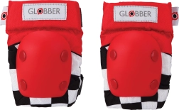 Globber Knieschützer- und Ellbogenschützer-Set Racing Red