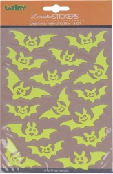 Leuchtende Wandsticker für die Dunkelheit Fledermäuse Halloween 25 × 14,4 cm