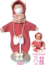 Llorens Outfit für Puppe New Born 43–45 cm, 5-teiliges Set