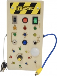 Holz-Interaktive LED Busy Board 2Kids Toys