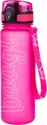 Tritan-Trinkflasche BAAGL Logo rosa 500 ml