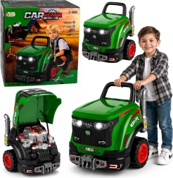 Traktor für kleine Mechaniker zum Schrauben mit Licht, Geräuschen und Dampf