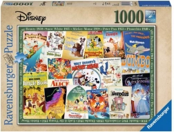 Puzzle Disney Vintage Filmplakate 1000 Stk Ravensburger