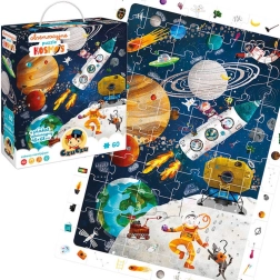 CzuCzu Observation Puzzle Weltraum 60 Teile mit Bildungsposter