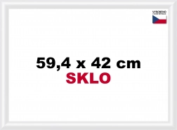 Weißer Kunststoffrahmen für Puzzle A2