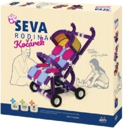 Bausatz SEVA Familie Kinderwagen
