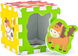 Schaumpuzzles mit Tieren