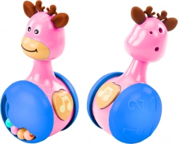 Interaktives Spielzeug Schwankender Hirsch mit Pfeife - Rosa