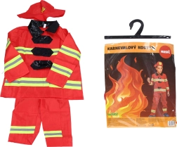 Karnevalskostüm Feuerwehrmann für Kinder 110–120 cm