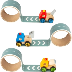 Small Foot Holzauto mit Straßenklebeband