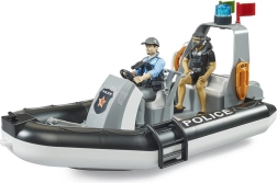 Spielzeug Polizeiboot mit Figuren