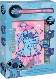 Geschenkset geheimes Tagebuch Stitch A4 mit Zauberstift