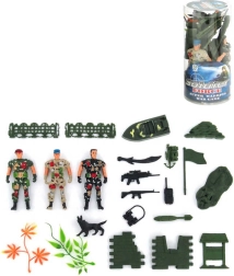 Spielset Armee-Soldaten mit Zubehör in einer Tube