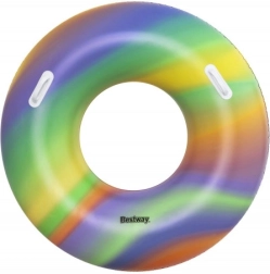 Aufblasbarer Schwimmring BESTWAY Regenbogen 119 cm