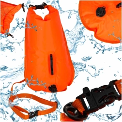 Wasserschwimmboje 28L mit Sicherheitstasche und Pfeife