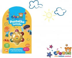 Sternförmige Wachsmalstifte, 6 Farben