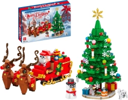 Adventskalender Lele Brother Weihnachtsschlitten und Tannenbaum (940 Teile)