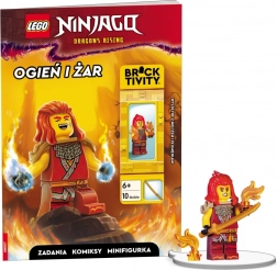 Lego Ninjago: Feuer und Glut – interaktives Buch mit Wyldfyre-Minifigur