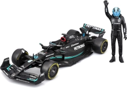 Bburago 1:24 Formula 1 Mercedes-AMG F1 W14 E 2023 George Russell mit Figur