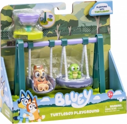 Bluey Spielset Schaukeln mit Schildkröte und Bingo-Figur