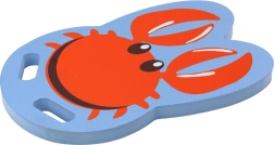 Blaue Schaumstoffplatte für den Schwimmunterricht