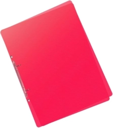 A5-Ringordner PP mit 2 Ringen Lines rot