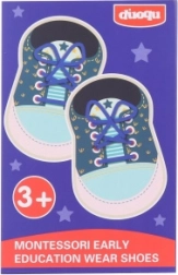 Fädel-Schnürschuhe aus Holz für Kinder