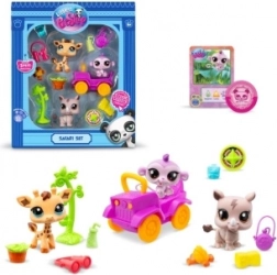 Littlest Pet Shop Safari-Set mit 3 Tierchen