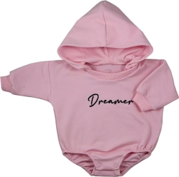 Baby-Jogger-Body mit Kapuze Koala Dreamer rosa