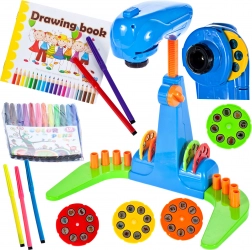 Zeichenprojektor mit verstellbarer Höhe und Fokus