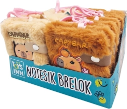 Flauschiges Notizbuch-Anhänger 10 × 8 cm, Packung 12 Stk.